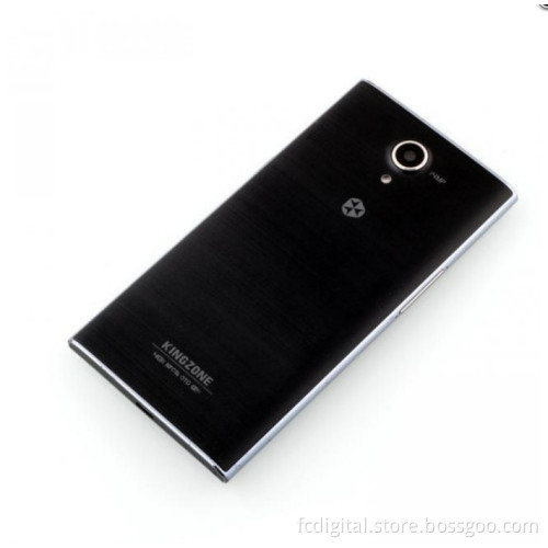 China Mobile Phone White N3 Kingzone MT6582+6290 Quad Core 1.3GHZ 5.0 Inch IPS Screen RAM 1GB ROM 8GB Cellphone